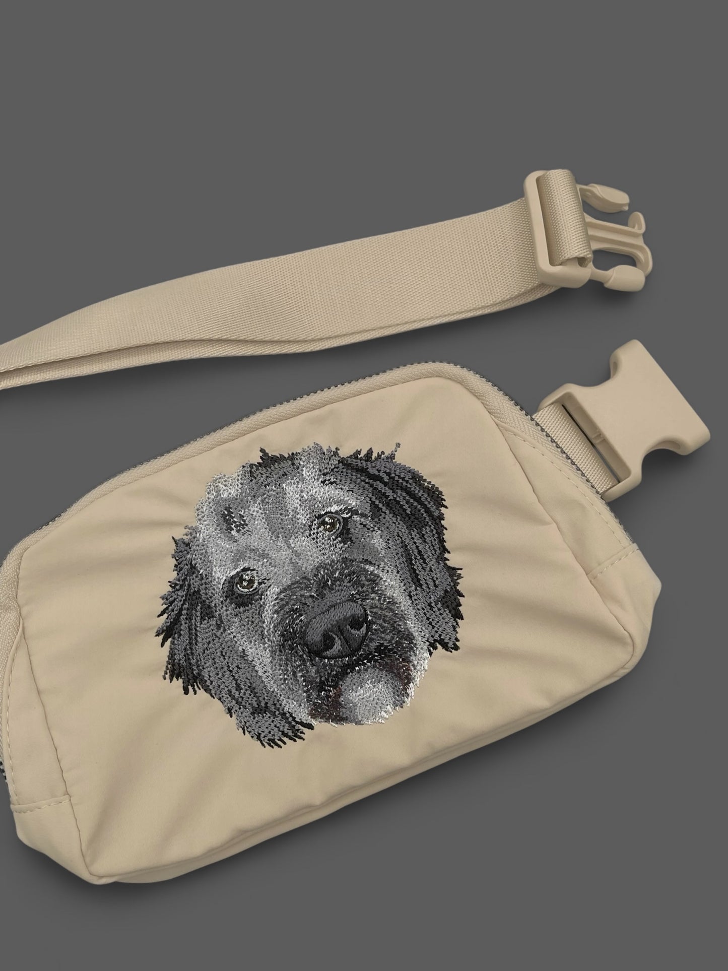 Embroidered Belt Bag