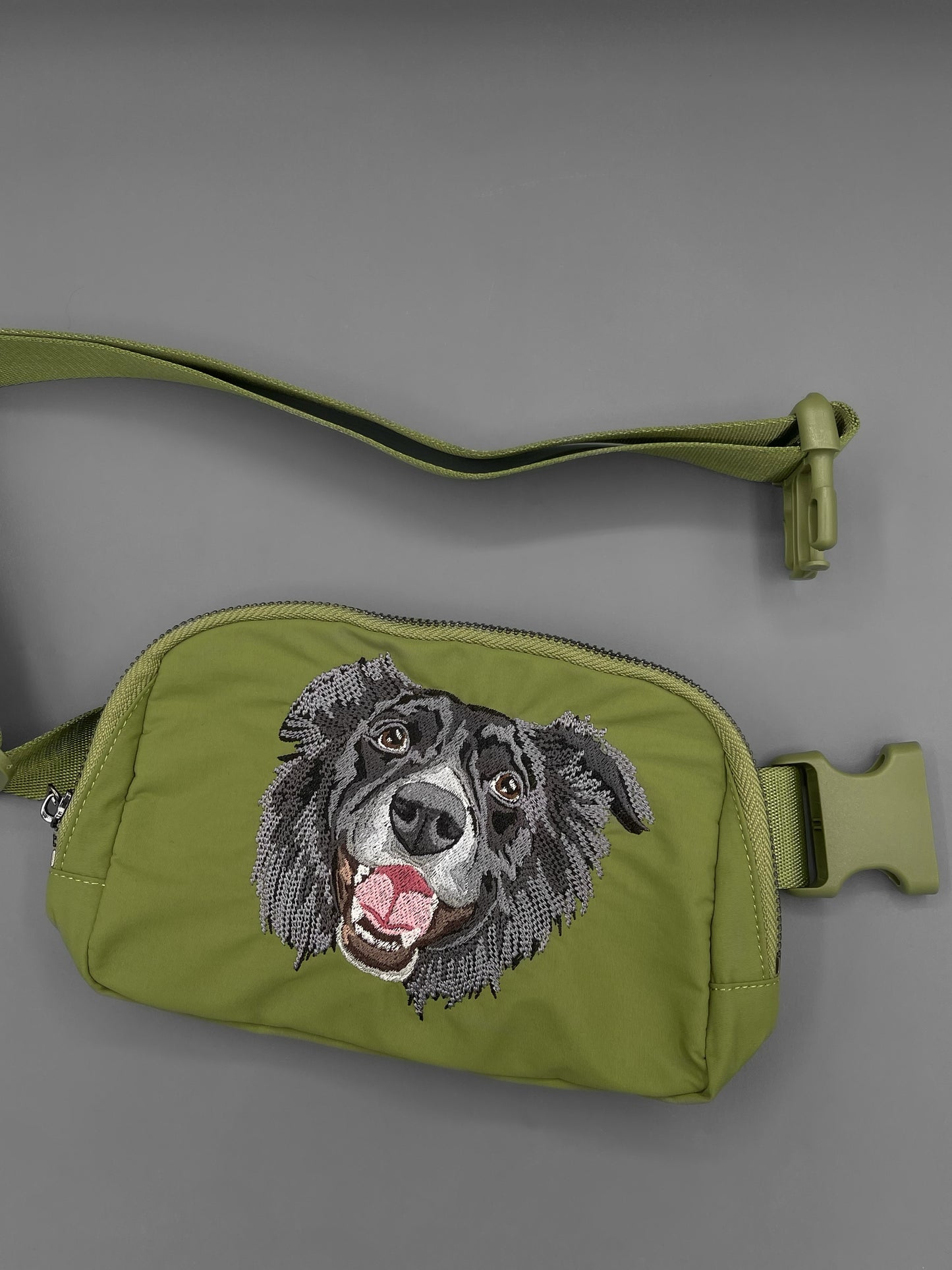 Embroidered Belt Bag