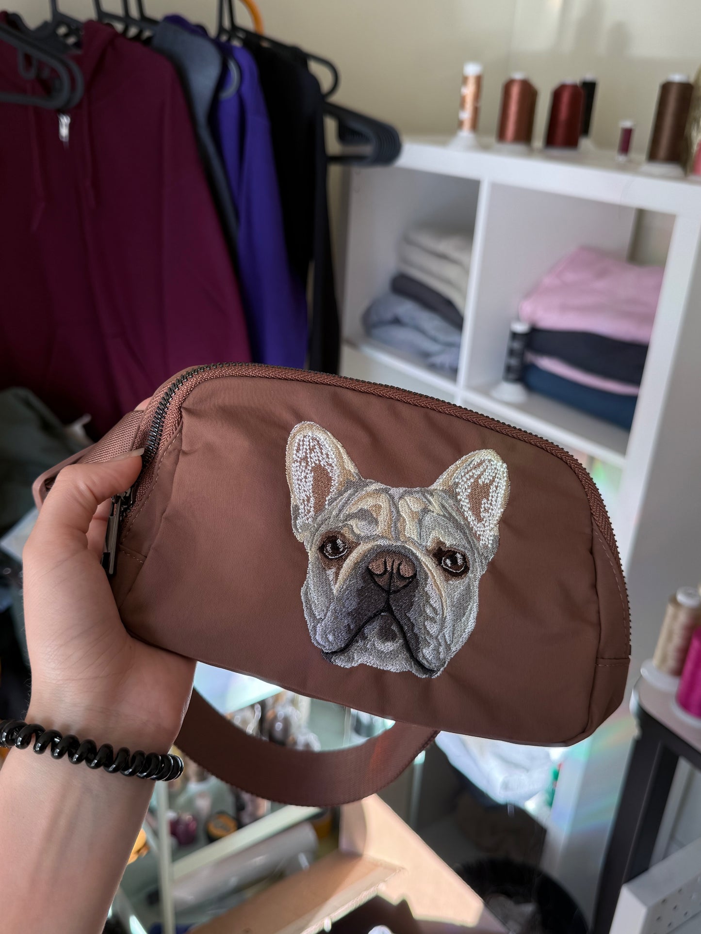 Embroidered Belt Bag
