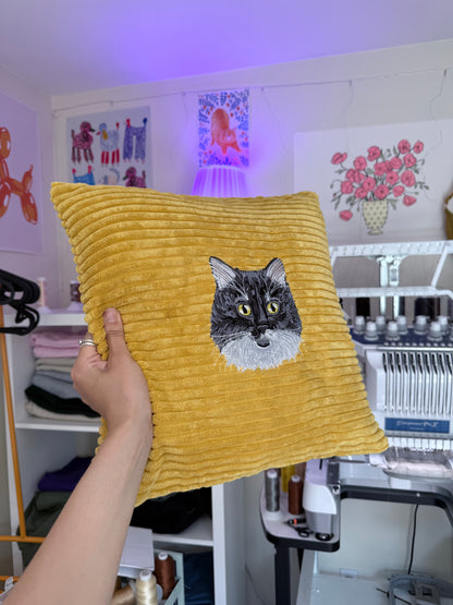 Embroidered Pillow