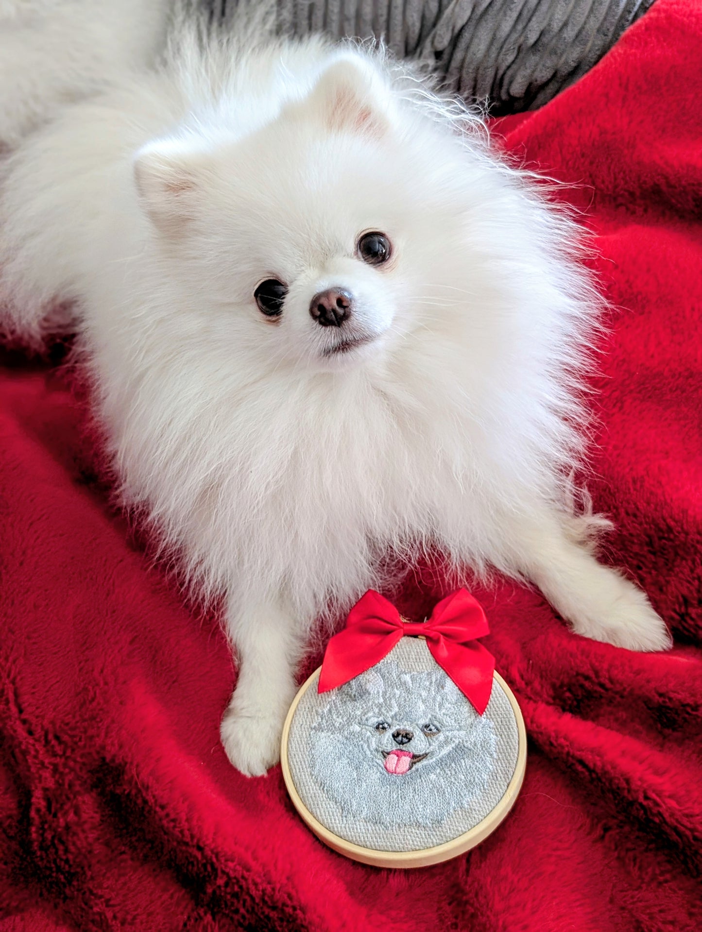 Embroidered Tree Ornament