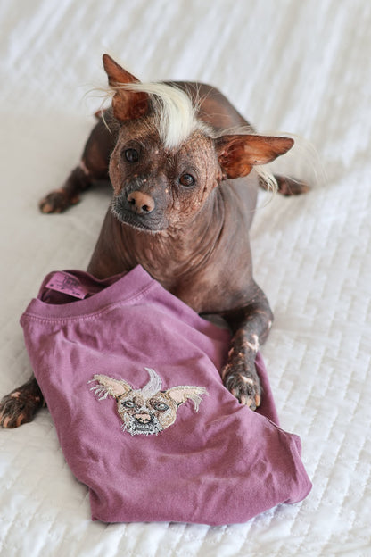 Embroidered Cotton T-Shirt