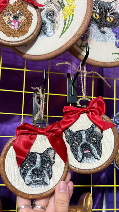 Embroidered Tree Ornament