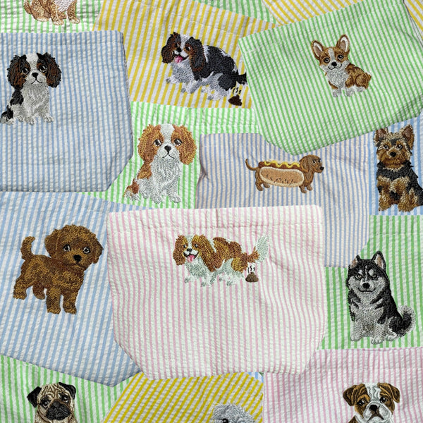 Dog Breed Zipper Pouches