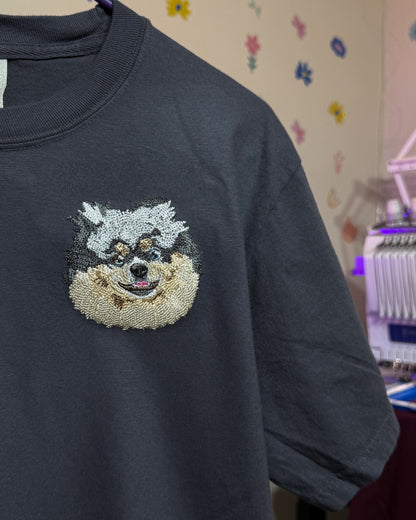 Embroidered Cotton T-Shirt