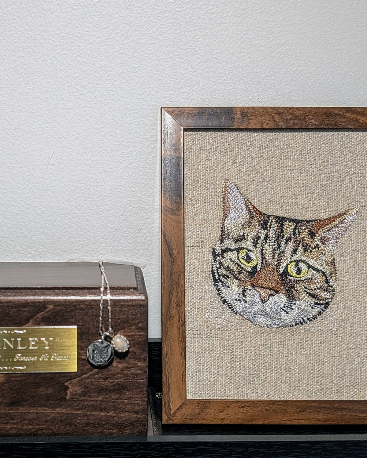 Embroidered Framed Photo
