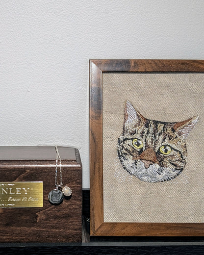 Embroidered Framed Photo