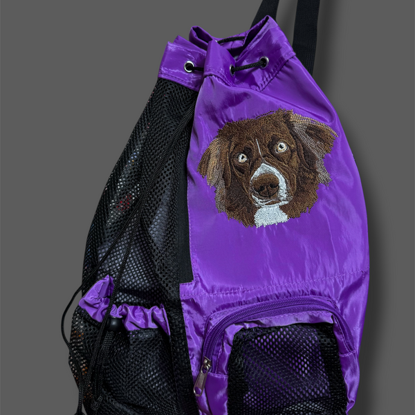 Embroidered Outdoor Backpack
