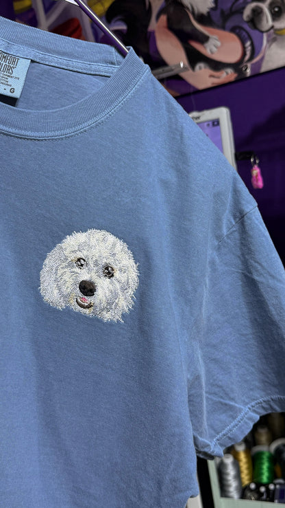Embroidered Cotton T-Shirt
