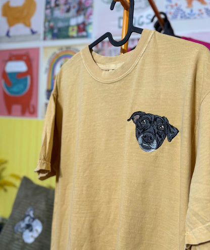 Embroidered Cotton T-Shirt