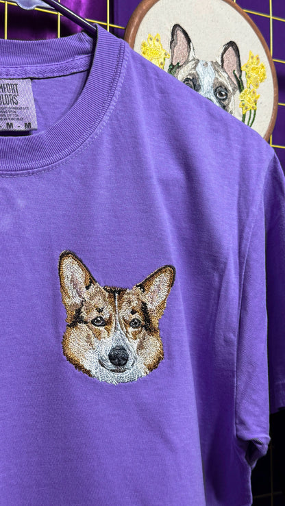Embroidered Cotton T-Shirt