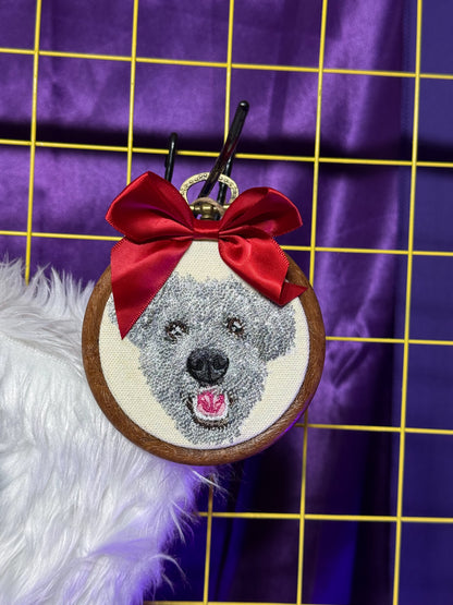 Embroidered Tree Ornament