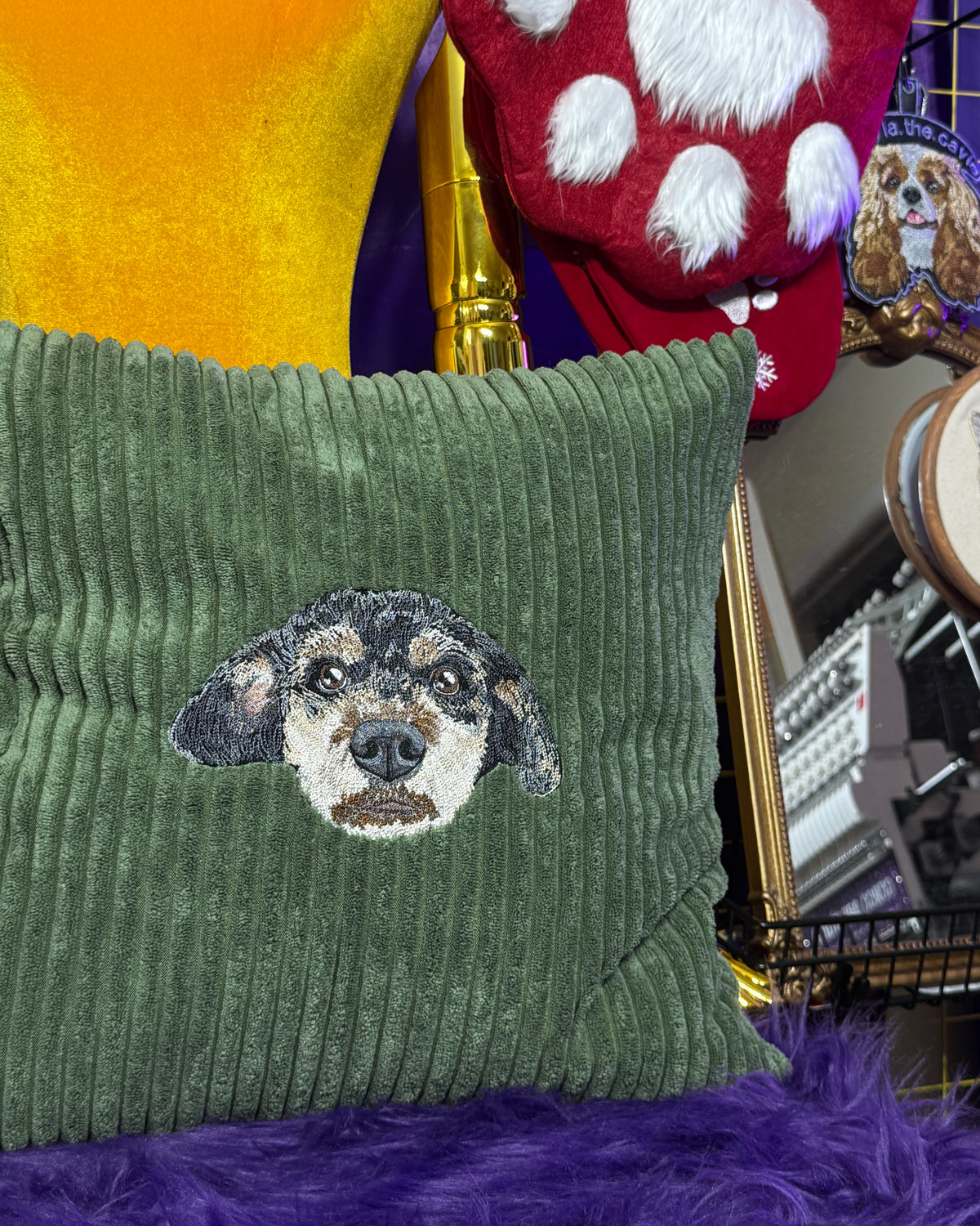 Embroidered Pillow
