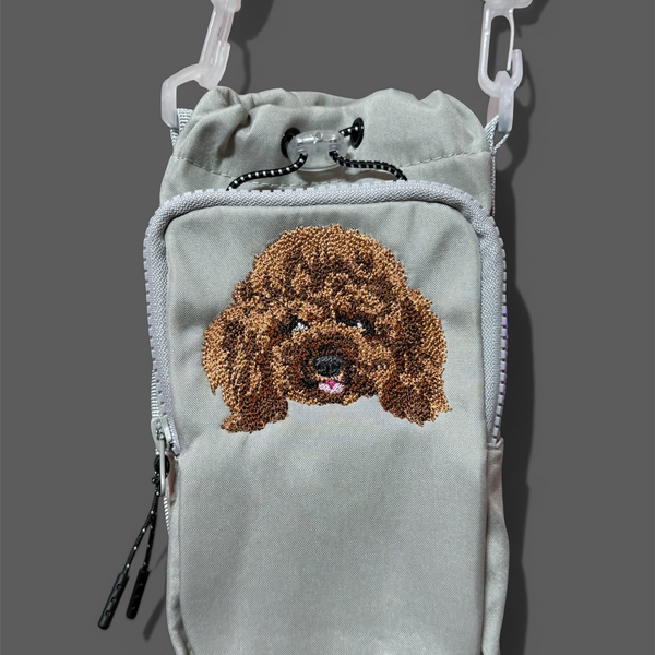 Embroidered PupCup Pouch