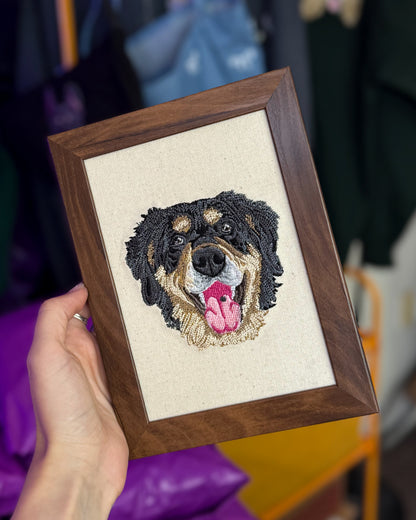 Embroidered Framed Photo