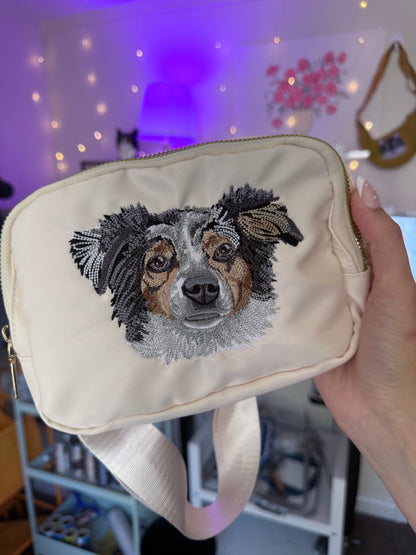 Embroidered Belt Bag
