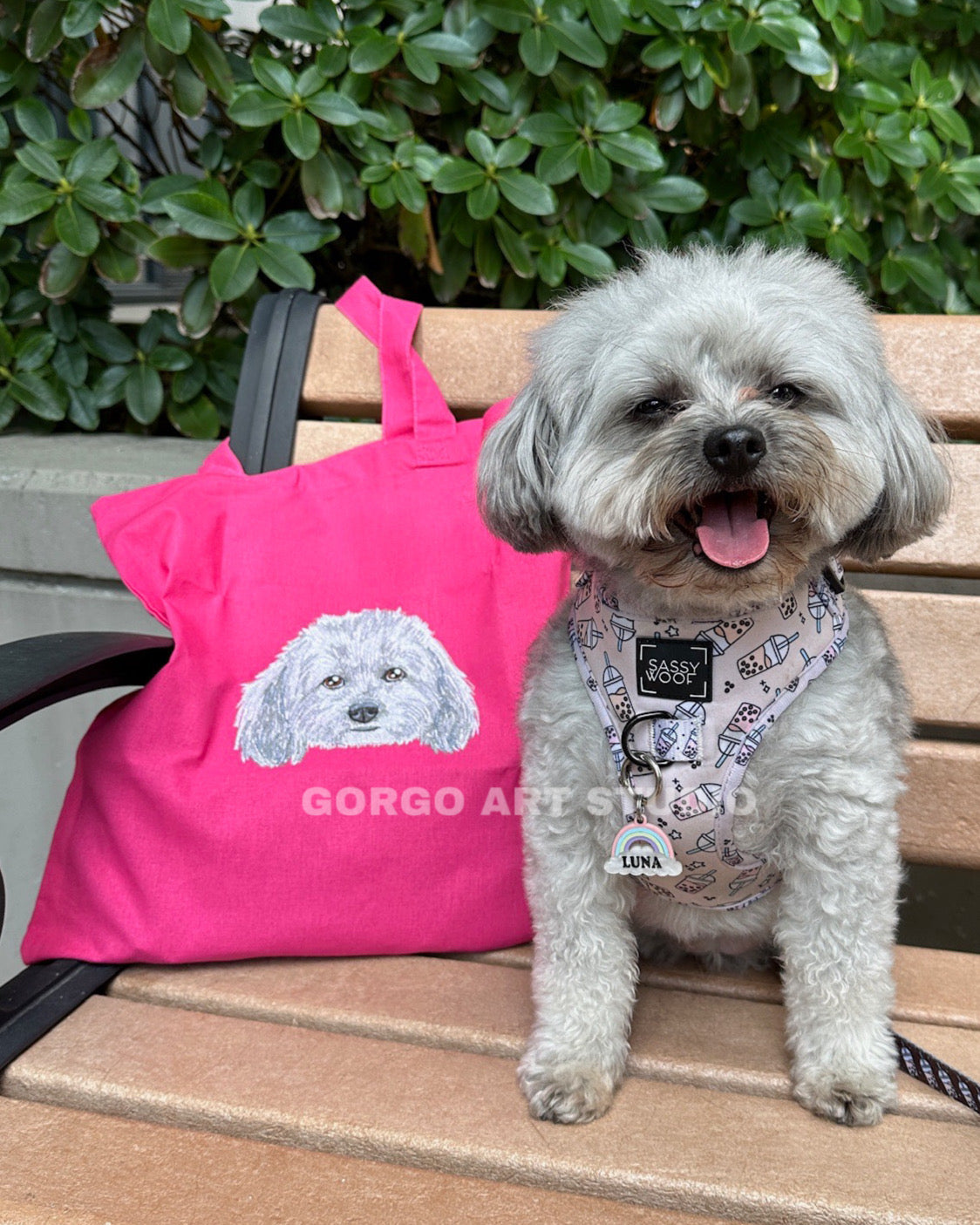 Embroidered Cotton Tote Bag