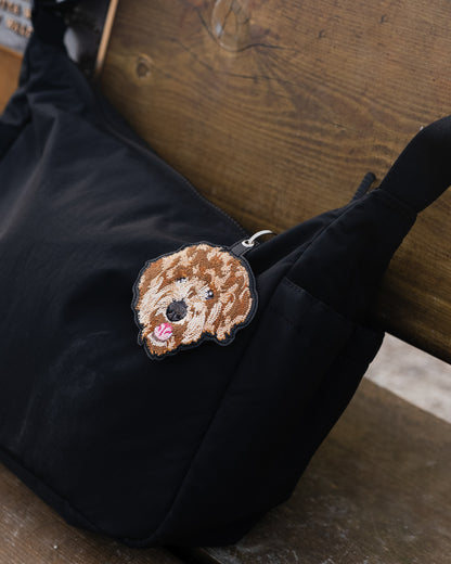 Embroidered Bag Charm
