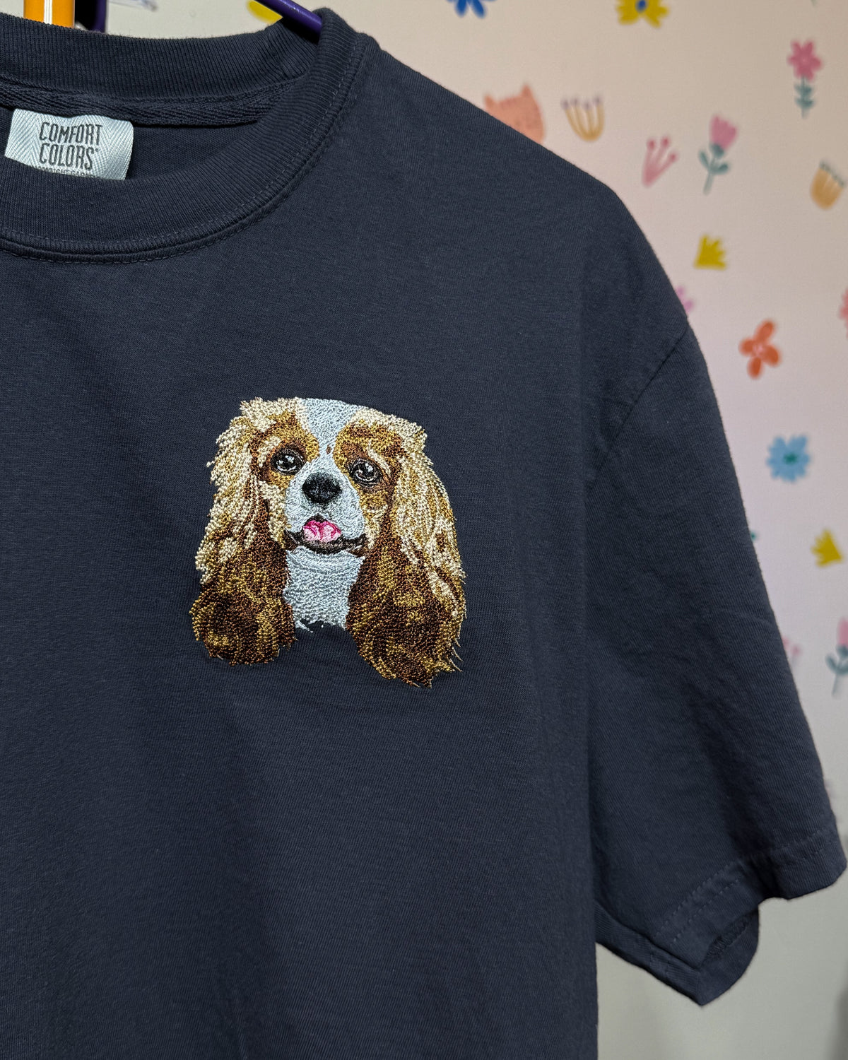 Embroidered Cotton T-Shirt