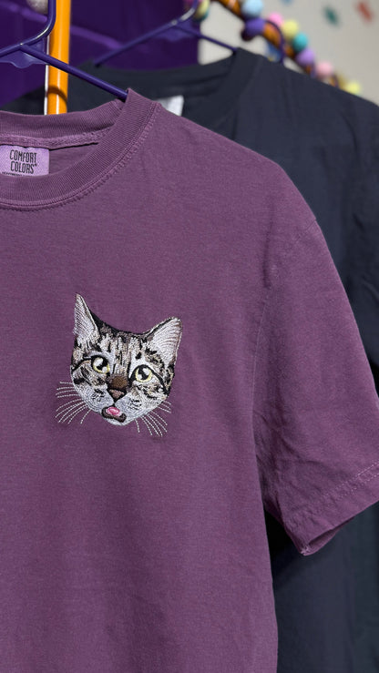 Embroidered Cotton T-Shirt