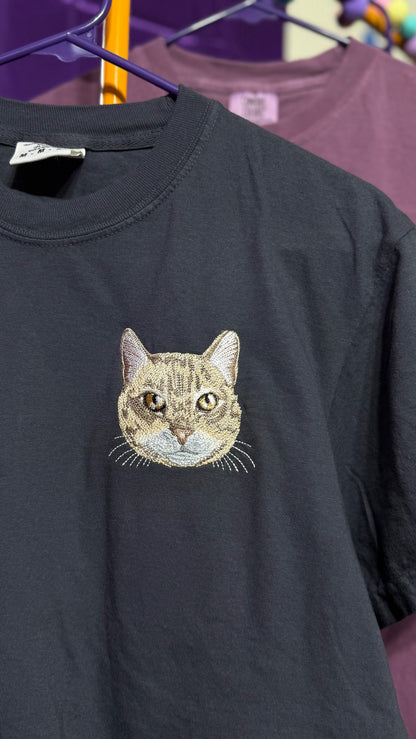 Embroidered Cotton T-Shirt