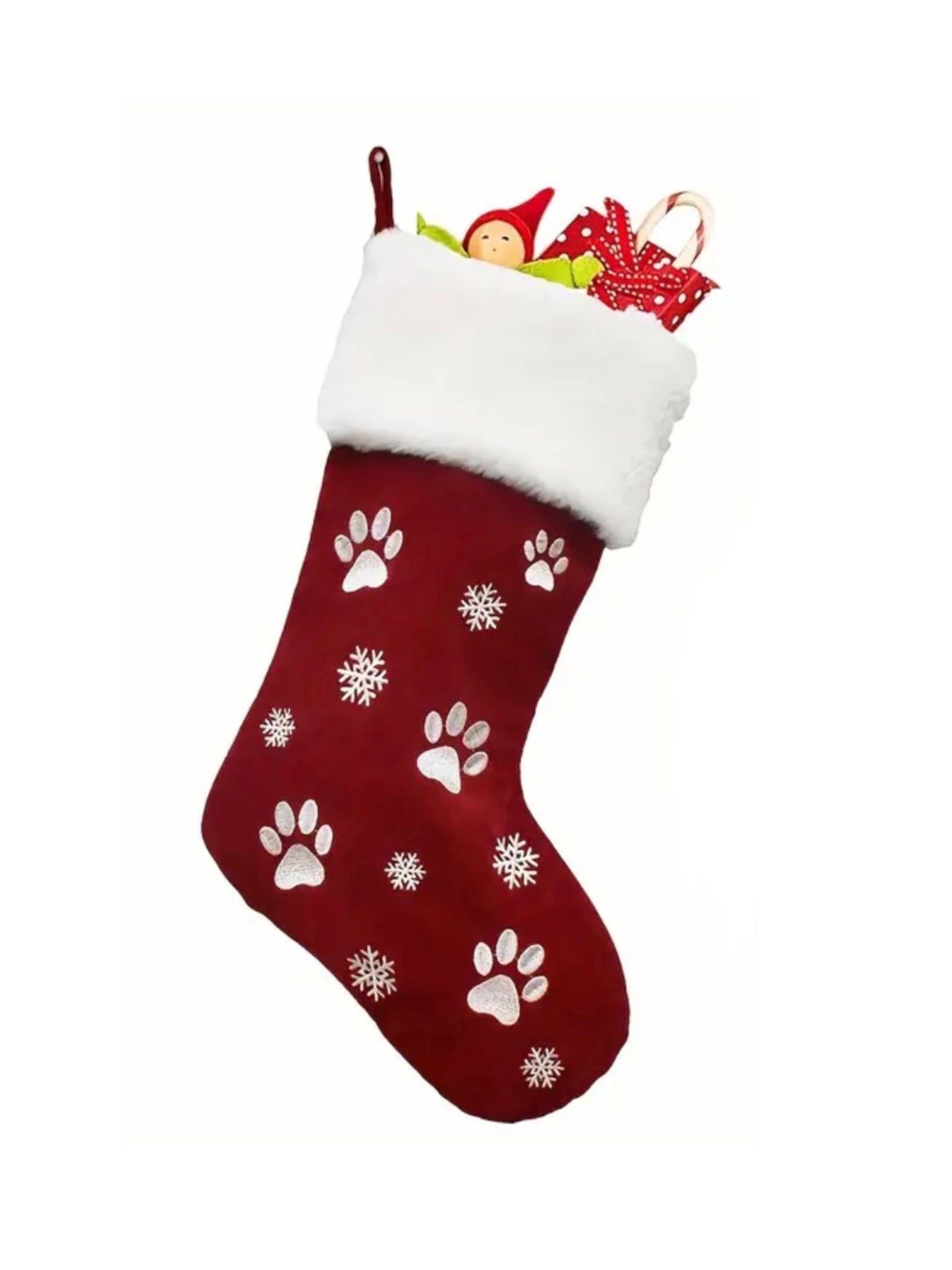 Embroidered Christmas Stocking