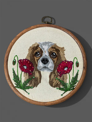 Embroidered Bloom Hoop