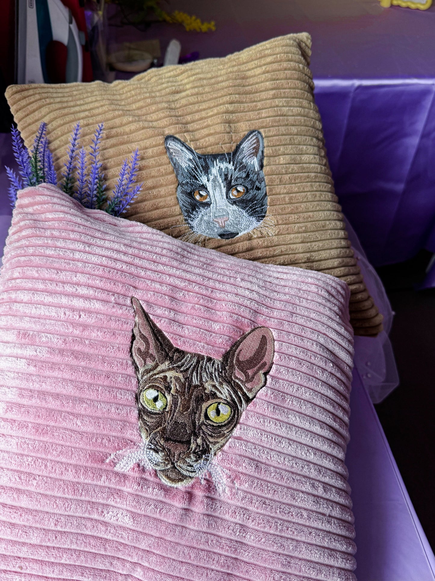 Embroidered Pillow