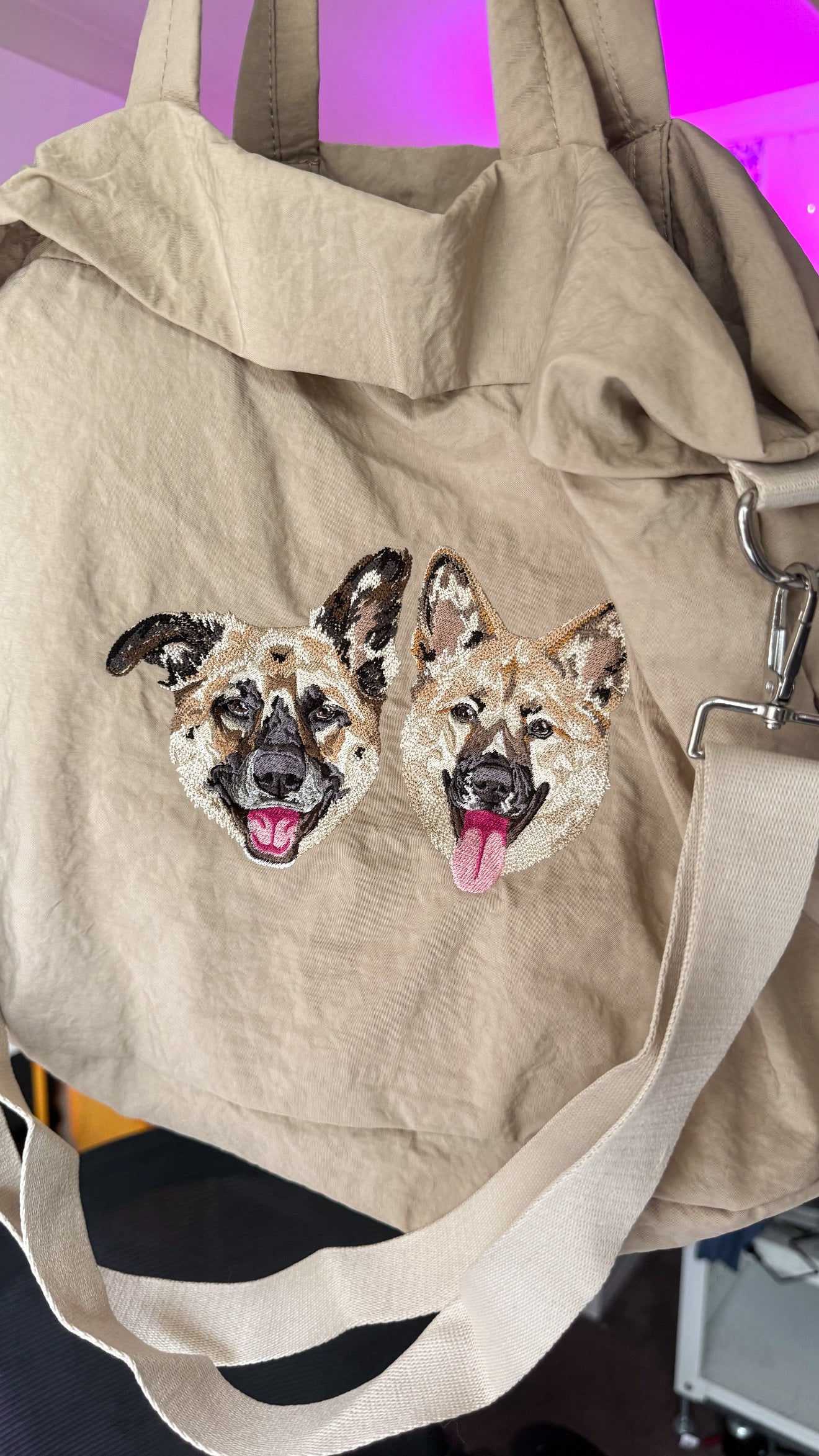 Embroidered Wanderer Tote
