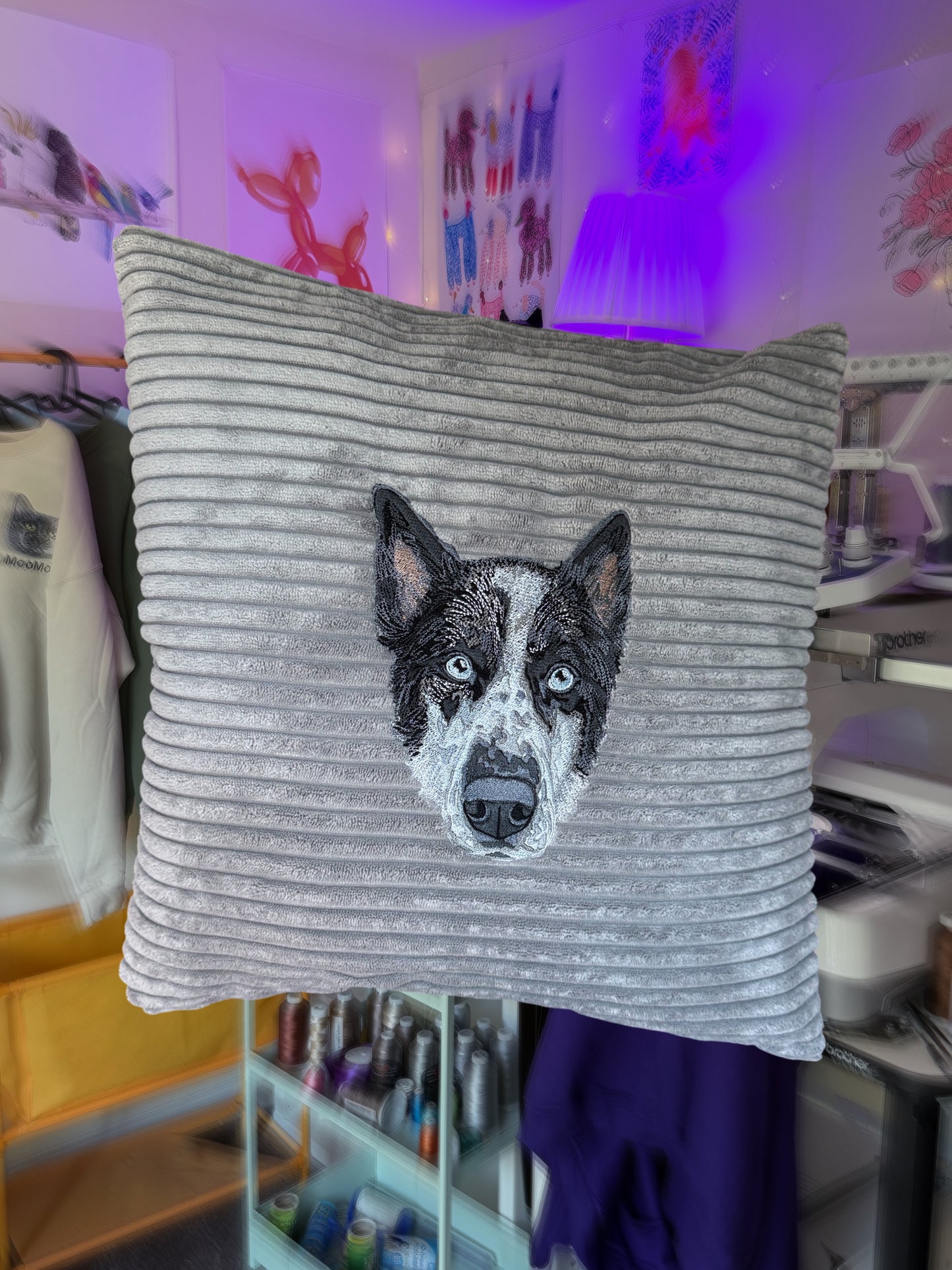 Embroidered Pillow