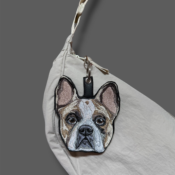 Embroidered Bag Charm