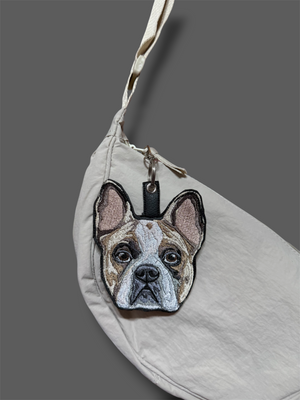 Embroidered Bag Charm