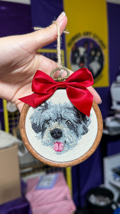 Embroidered Tree Ornament