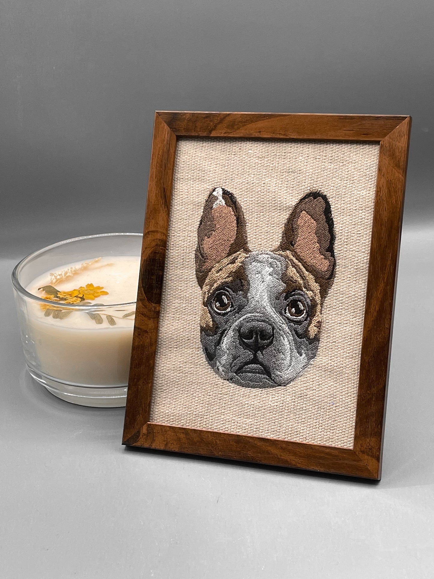 Embroidered Framed Photo