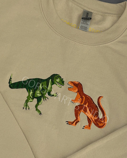 Dino embroidered crewneck